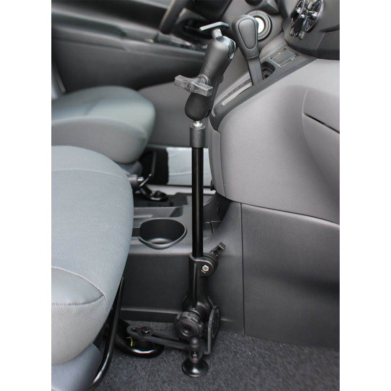 RAM-316-HD-238U:RAM-316-HD-238U_1:RAM® Pod HD™ 24" Vehicle Mount with Diamond Plate