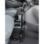 RAM-316-HD-NBU:RAM-316-HD-NBU_1:RAM® Pod HD™ 24" Vehicle Mount with Double Socket Arm