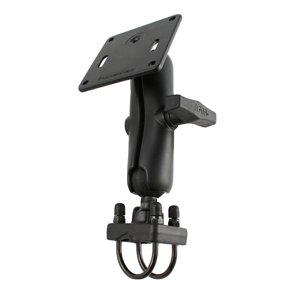 RAM-334U:RAM-334U_1:RAM® Double U-Bolt Mount with 75x75mm VESA Plate for 1" - 1.25" Rails
