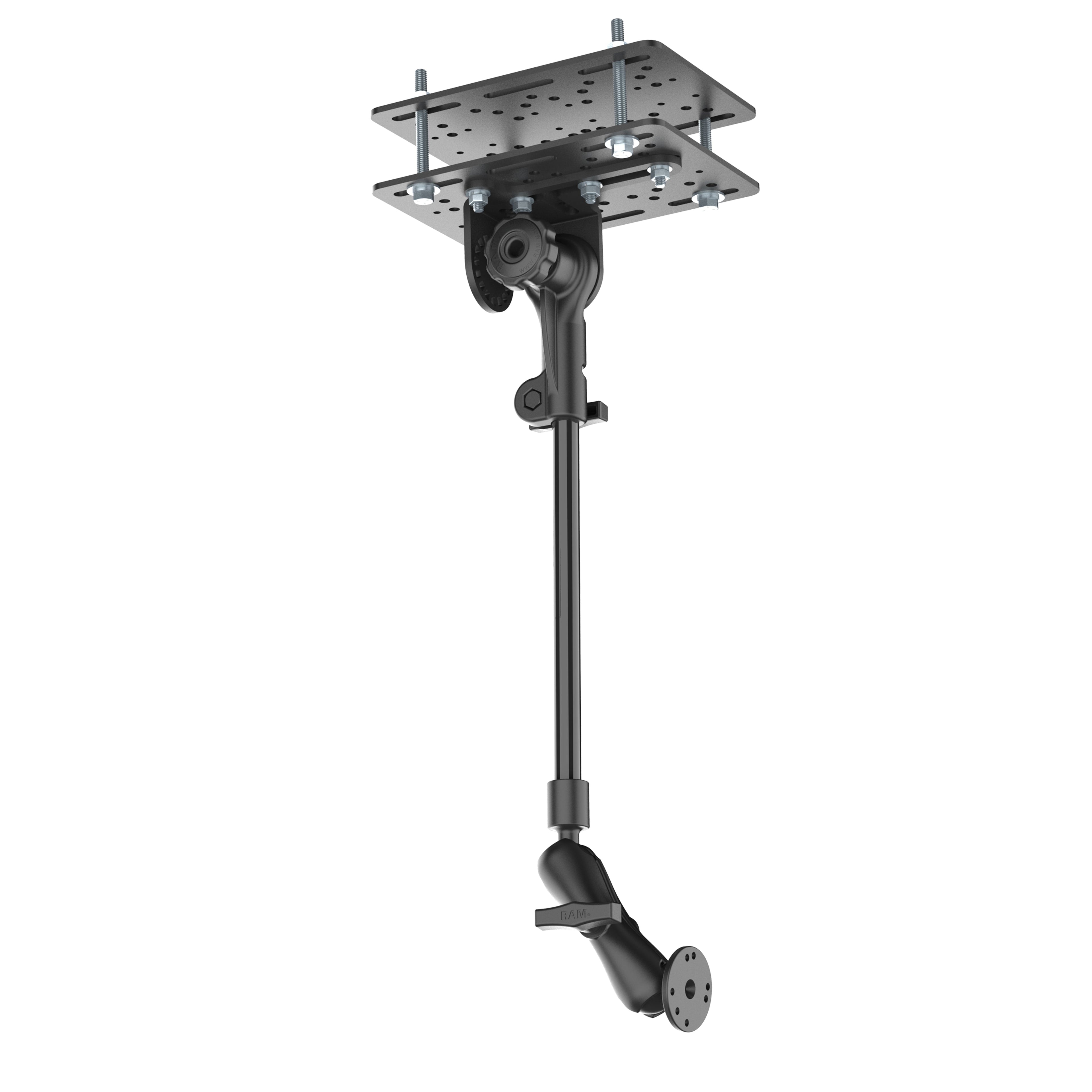 RAM-335-316-HD-18-202U:RAM-335-316-HD-18-202U_1:RAM® Overhead Guard Mount with RAM® Pod HD™ 30" Heavy Duty Tablet Mount