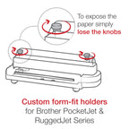 RAM-404-VPR-101U:RAM-404-VPR-101U_1:RAM® Printer Mount for Brother PocketJet with Medium Tough-Claw™