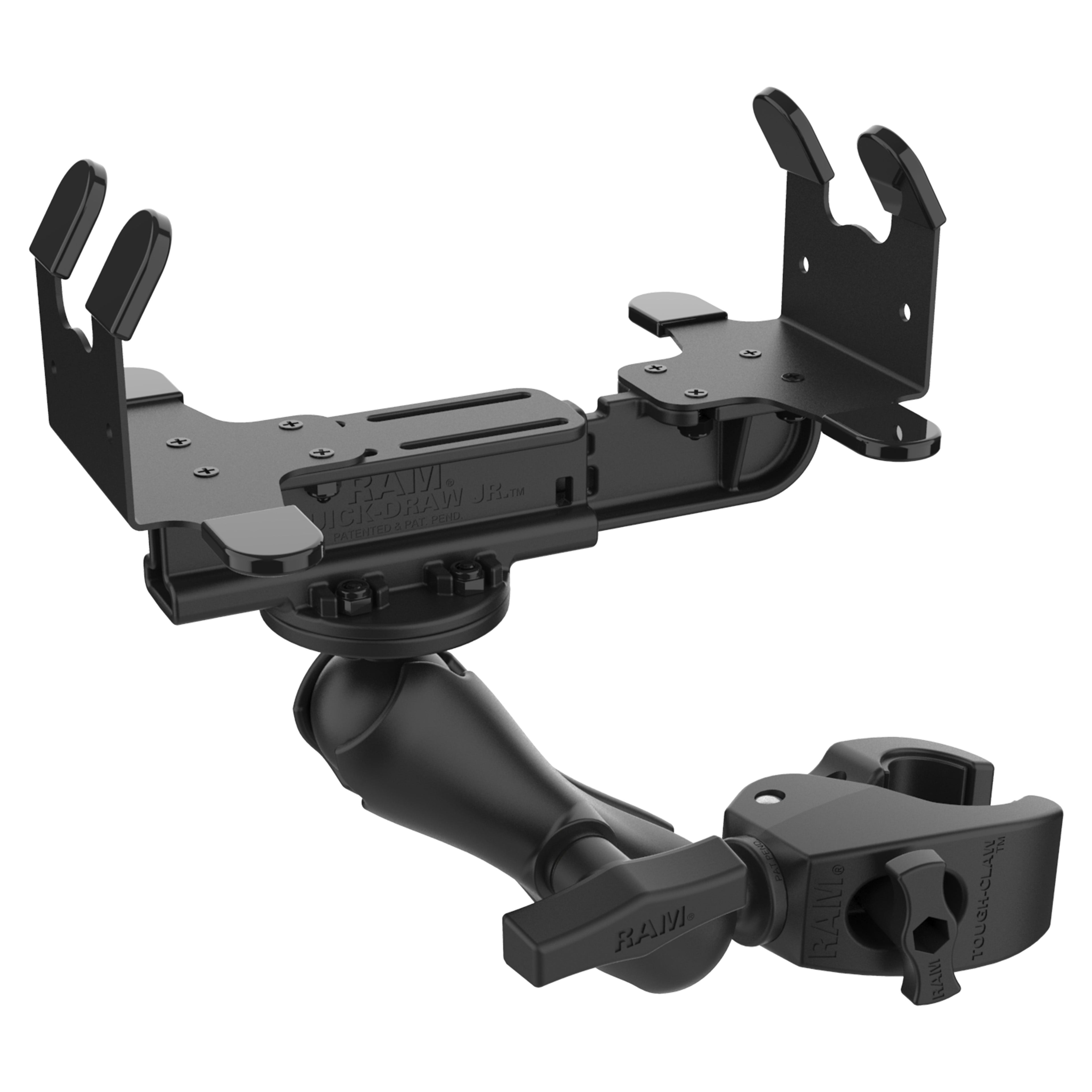 RAM-404-VPR-104U:RAM-404-VPR-104U_1:RAM® Quick-Draw™ Jr. Printer Mount with Medium RAM® Tough-Claw™