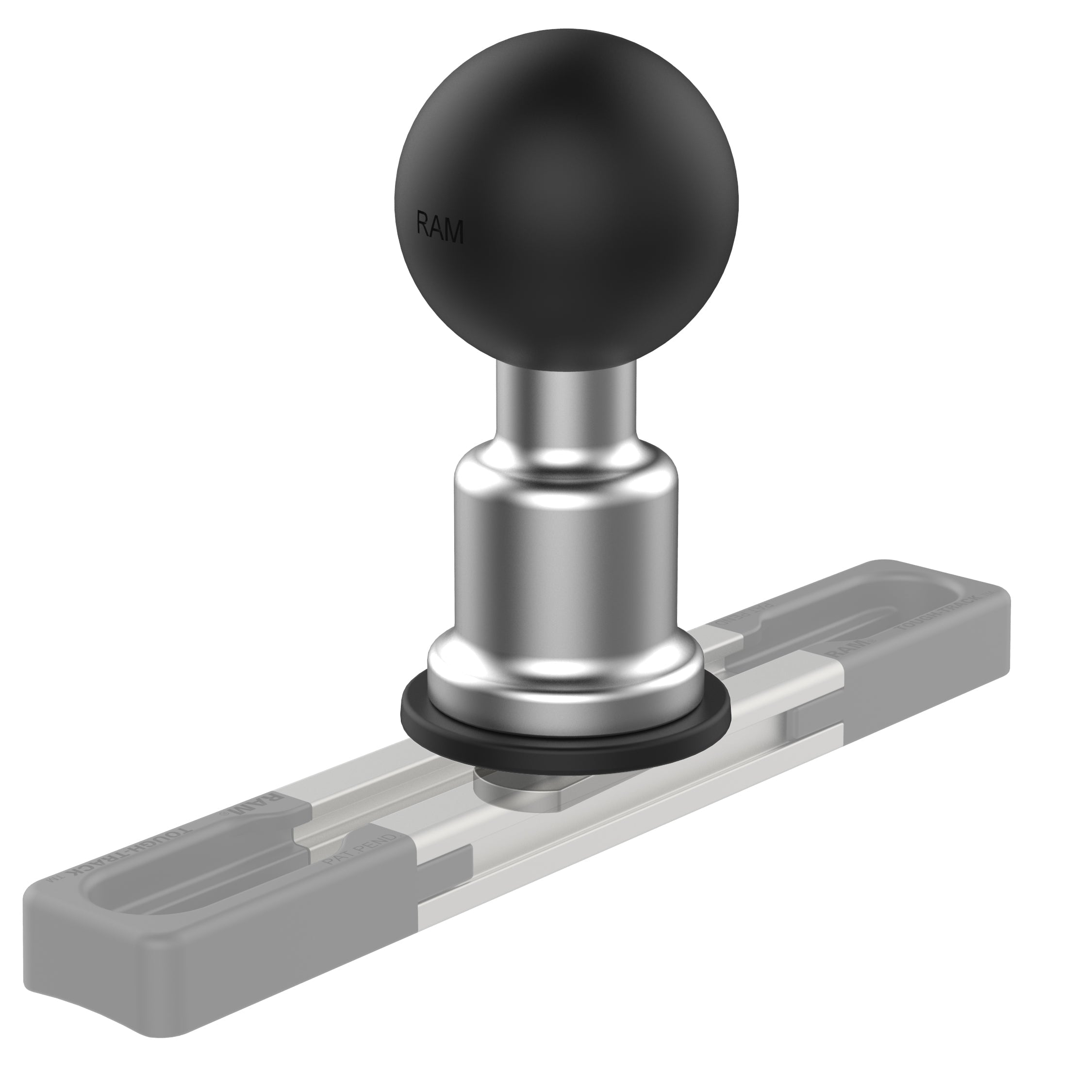 RAM-463-TRA1U:RAM-463-TRA1U_1:RAM® Aluminum Track Ball Base with T-Bolt Attachment - C Size