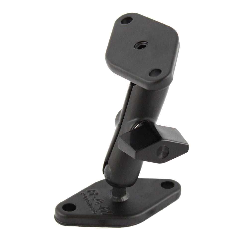RAM-A-101U:RAM-A-101U_1:RAM® Double Ball Diamond Plate Mount - A Size Medium