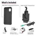 RAM-B-101-225B2-SAM84-V7B1U:RAM-B-101-225B2-SAM84-V7B1U_1:RAM® EZ-Roll'r™ Dock & Dashboard Mount for Samsung XCover7 Pro &...