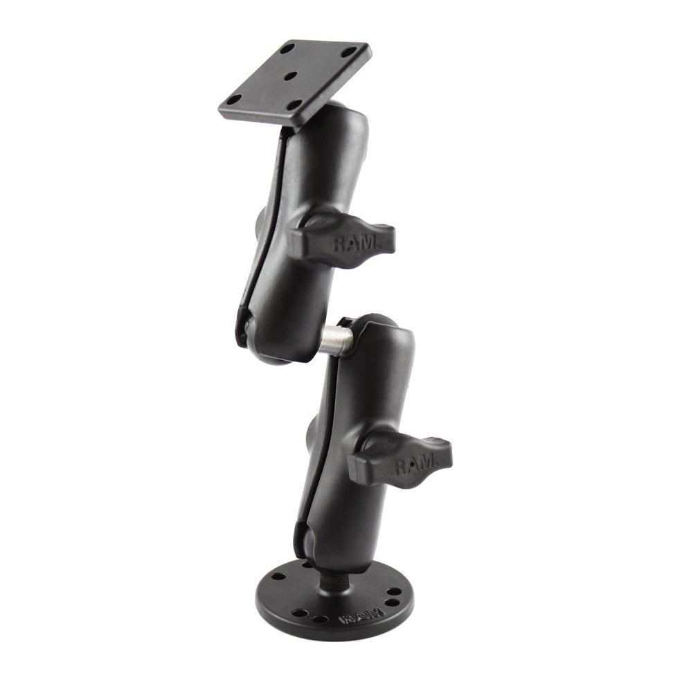 RAM-B-101-DEX1U:RAM-B-101-DEX1U_1:RAM® Double Ball Mount with Double Ball Adapter and AMPS Plate