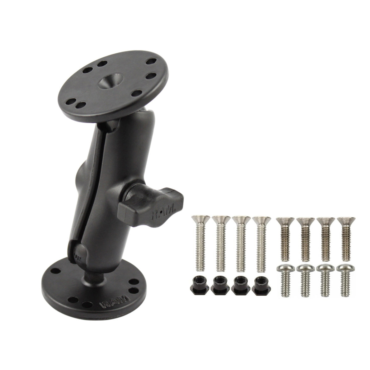 RAM-B-101-G1U:RAM-B-101-G1U_1:RAM® Double Ball Mount with Universal Hardware for Garmin GPSMAP + More
