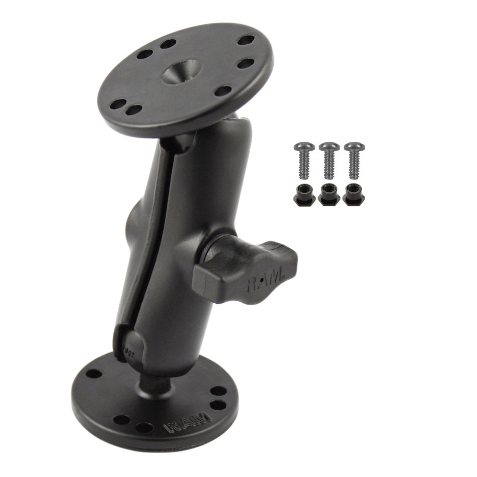 RAM-B-101-G2U:RAM-B-101-G2U_1:RAM® Double Ball Mount with #6-32 Hardware for Garmin GPSMAP + More