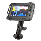 RAM-B-101-LO11:RAM-B-101-LO11_1:RAM® Double Ball Mount for Lowrance Elite-4 & Mark-4 Series
