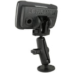 RAM-B-101-LO12:RAM-B-101-LO12_1:RAM® Double Ball Mount for Lowrance Eagle 4 & 5, Hook² & Reveal Series