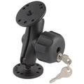 RAM-B-101LU:RAM-B-101LU_1:RAM® Double Ball Mount with Key Lock Knob - B Size Medium