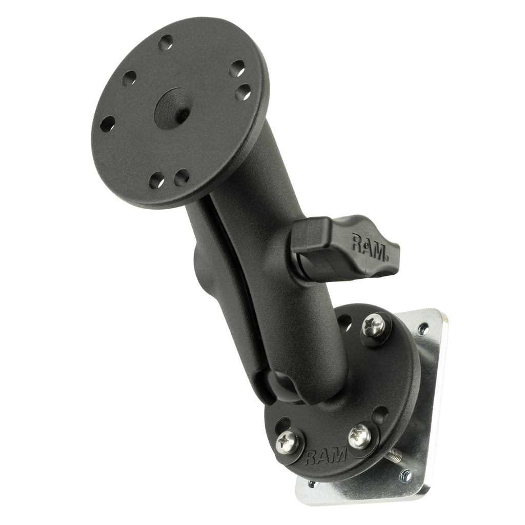RAM-B-101U-225B2:RAM-B-101U-225B2_1:RAM® Double Ball Mount with Backing Plate