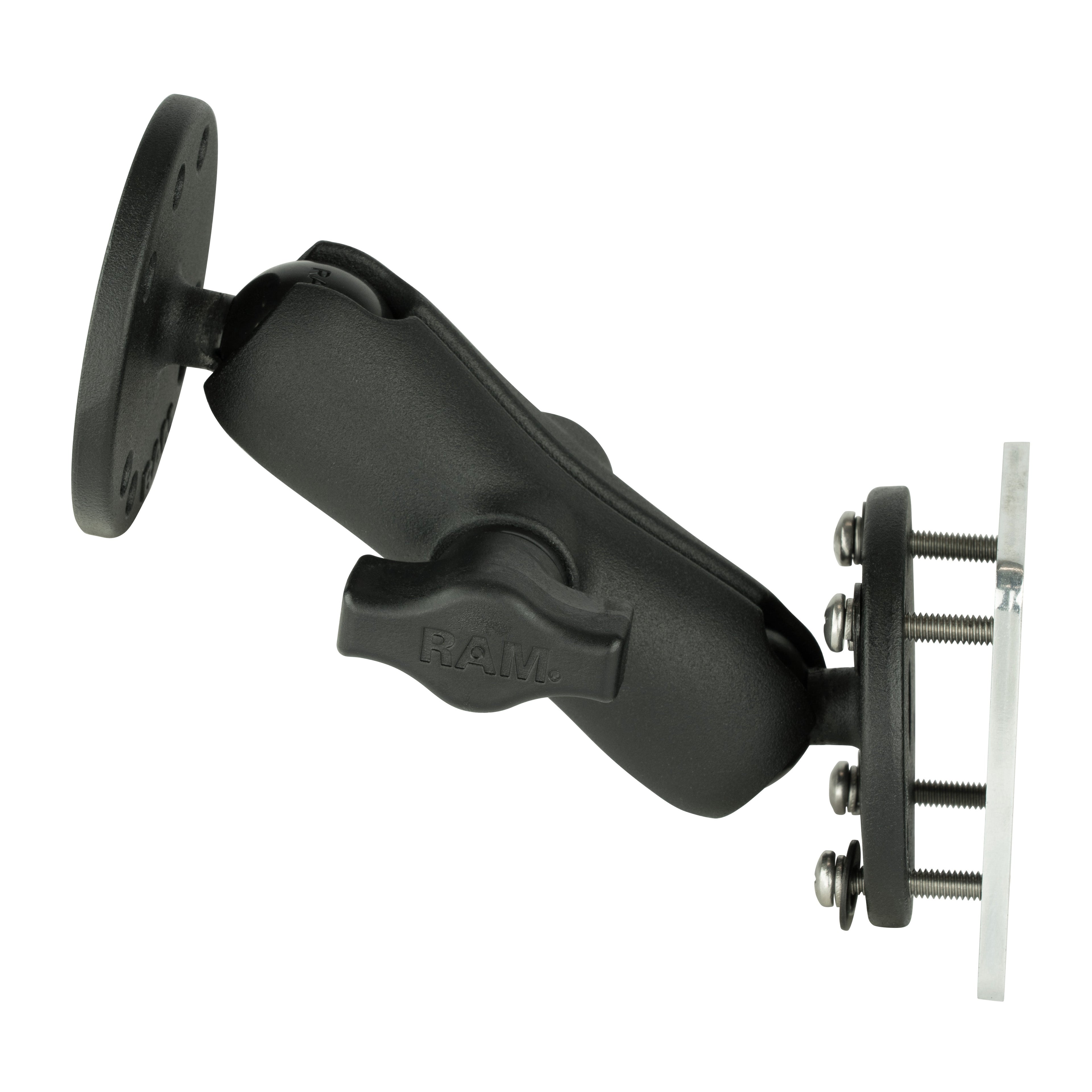 RAM-B-101U-225B2:RAM-B-101U-225B2_1:RAM® Double Ball Mount with Backing Plate