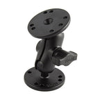 RAM-B-101U-A:RAM-B-101U-A_1:RAM® Universal Double Ball Mount with Two Round Plates - B Size Short