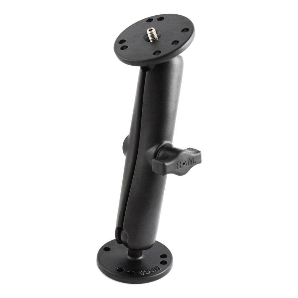 RAM-B-101U-C-A:RAM-B-101U-C-A_1:RAM® Double Ball Mount with 1/4"-20 Male Thread - B Size Long
