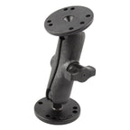 RAM-B-101U-CIP1:RAM-B-101U-CIP1_1:RAM® Double Ball Mount with Composite Arm and Metal Round Plates