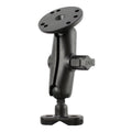 RAM-B-101U-ME1:RAM-B-101U-ME1_1:RAM® Handlebar U-Bolt Double Ball Mount with Round Plate and No Hardware
