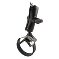 RAM-B-101U-UE1:RAM-B-101U-UE1_1:RAM® Double Ball Strap Hose Clamp Mount with 1/4"-20 Threaded Stud
