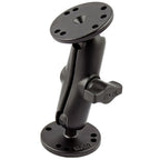 RAM-B-101U:RAM-B-101U_1:RAM® Universal Double Ball Mount with Two Round Plates - B Size Medium