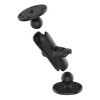 RAM-B-101U:RAM-B-101U_1:RAM® Universal Double Ball Mount with Two Round Plates - B Size Medium