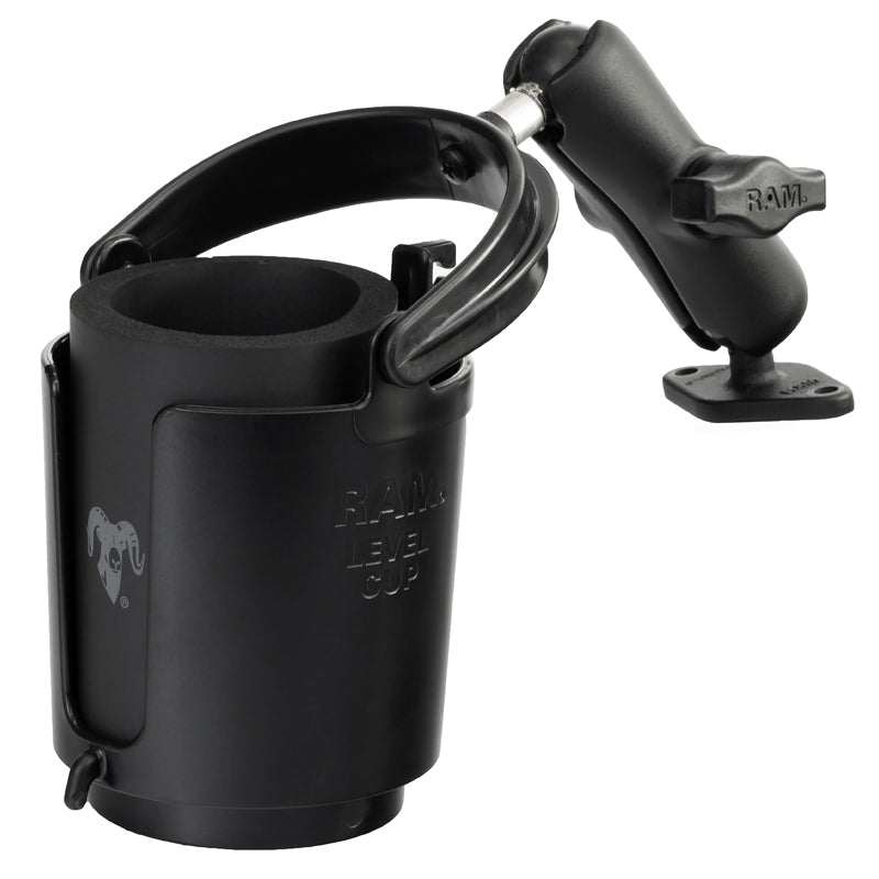 RAM-B-102-132U:RAM-B-102-132U_1:RAM® Level Cup™ 16oz Drink Holder with Diamond Base