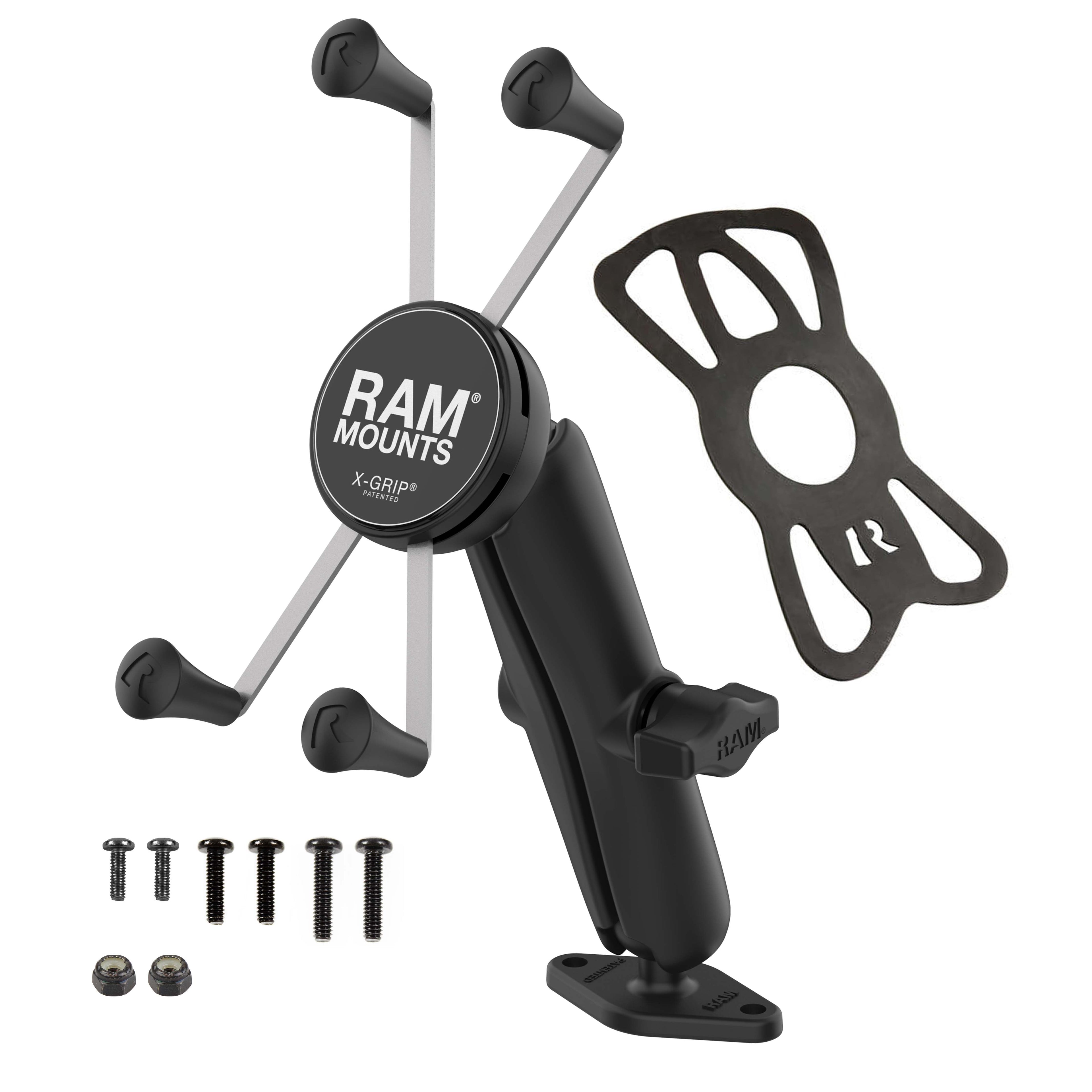 RAM-B-102-C-UN10U:RAM-B-102-C-UN10U_1:RAM® X-Grip® Large Phone Mount with Diamond Base - Long Arm