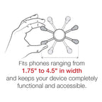 RAM-B-102-C-UN10U:RAM-B-102-C-UN10U_1:RAM® X-Grip® Large Phone Mount with Diamond Base - Long Arm