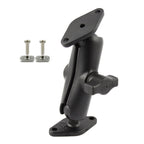 RAM-B-102-FP1U:RAM-B-102-FP1U_1:RAM® Double Ball Mount with Flat Panel Mounting Hardware - 3/4" Screws