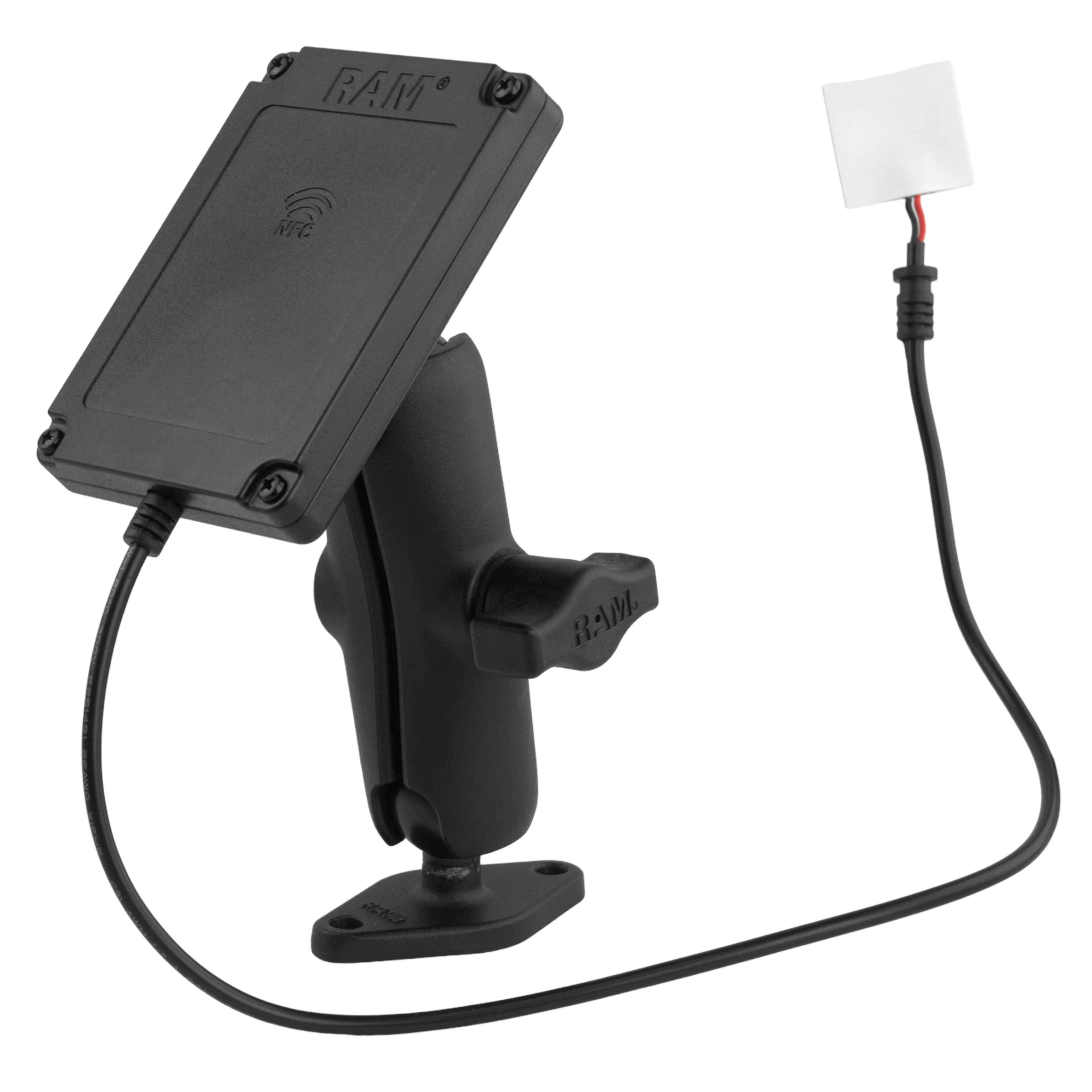RAM-B-102-NFCU:RAM-B-102-NFCU_1:RAM® NFC Extender with Drill-Down Double Ball Mount