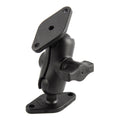 RAM-B-102U-A:RAM-B-102U-A_1:RAM® Double Ball Diamond Plate Mount - B Size Short