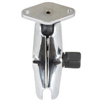 RAM-B-103-238CHU:RAM-B-103-238CHU_1:RAM® Chrome Double Socket Arm with Diamond Plate - Medium Arm