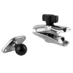 RAM-B-103-238CHU:RAM-B-103-238CHU_1:RAM® Chrome Double Socket Arm with Diamond Plate - Medium Arm