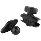 RAM-B-103-A-238U:RAM-B-103-A-238U_1:RAM® Double Socket Arm with Diamond Plate - B Size Short
