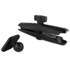 RAM-B-103-C-238U:RAM-B-103-C-238U_1:RAM® Double Socket Arm with Diamond Plate - B Size Long