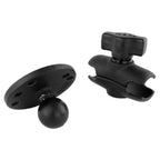 RAM-B-103U-A:RAM-B-103U-A_1:RAM® Double Socket Arm with Round Plate - B Size Short