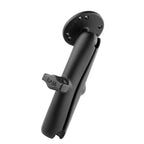 RAM-B-103U-C:RAM-B-103U-C_1:RAM® Double Socket Arm with Round Plate - B Size Long