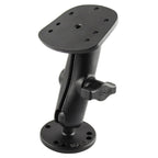 RAM-B-107-1U:RAM-B-107-1U_1:RAM® Drill-Down Double Ball Mount for Humminbird Piranha + More