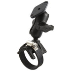 RAM-B-108-A-STRAP40-238:RAM-B-108-A-STRAP40-238_1:RAM® Double Ball Hose Clamp Kit 2" - 3" with Diamond Plate - Short