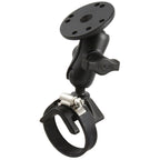 RAM-B-108-A-STRAP40:RAM-B-108-A-STRAP40_1:RAM® Double Ball Hose Clamp Kit 2" - 3" with AMPS Plate - Short