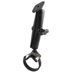 RAM-B-108-C-STRAP40-238:RAM-B-108-C-STRAP40-238_1:RAM® Double Ball Hose Clamp Kit 2" - 3" with Diamond Plate - Long