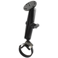 RAM-B-108-C-STRAP40:RAM-B-108-C-STRAP40_1:RAM® Double Ball Hose Clamp Kit 2" - 3" with AMPS Plate - Long