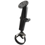 RAM-B-108-C-STRAP40:RAM-B-108-C-STRAP40_1:RAM® Double Ball Hose Clamp Kit 2" - 3" with AMPS Plate - Long