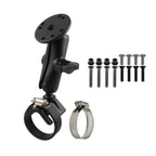 RAM-B-108-G1:RAM-B-108-G1_1:RAM® Strap Hose Clamp Mount with Hardware for Garmin GPSMAP + More