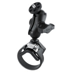 RAM-B-108B-A-366U:RAM-B-108B-A-366U_1:RAM® Strap Hose Clamp Mount with 1/4"-20 Camera Adapter - Short