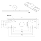 RAM-B-111BU:RAM-B-111BU_1:RAM® Universal Marine Electronic Ball - B Size