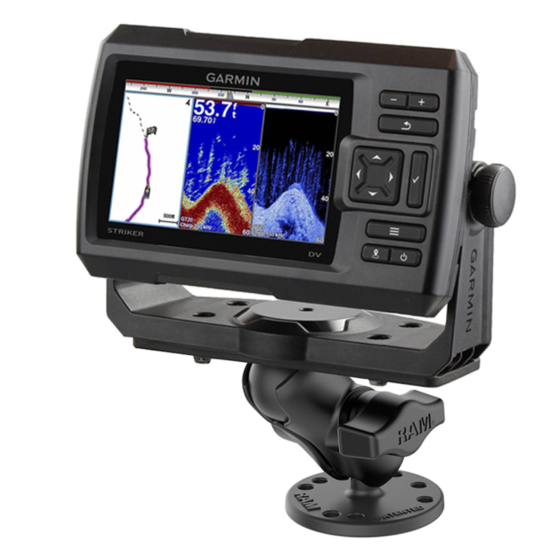 RAM-B-111U-A:RAM-B-111U-A_1:RAM® Universal Marine Electronic Mount - B Size Short