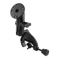 RAM-B-121-202U:RAM-B-121-202U_1:RAM® Double Ball Yoke Clamp Mount with Round Plate - Medium