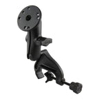 RAM-B-121-202U:RAM-B-121-202U_1:RAM® Double Ball Yoke Clamp Mount with Round Plate - Medium