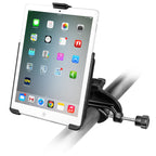 RAM-B-121-AP14U:RAM-B-121-AP14U_1:RAM® EZ-Roll'r™ Cradle with Yoke Clamp Mount for Apple iPad mini 1-3