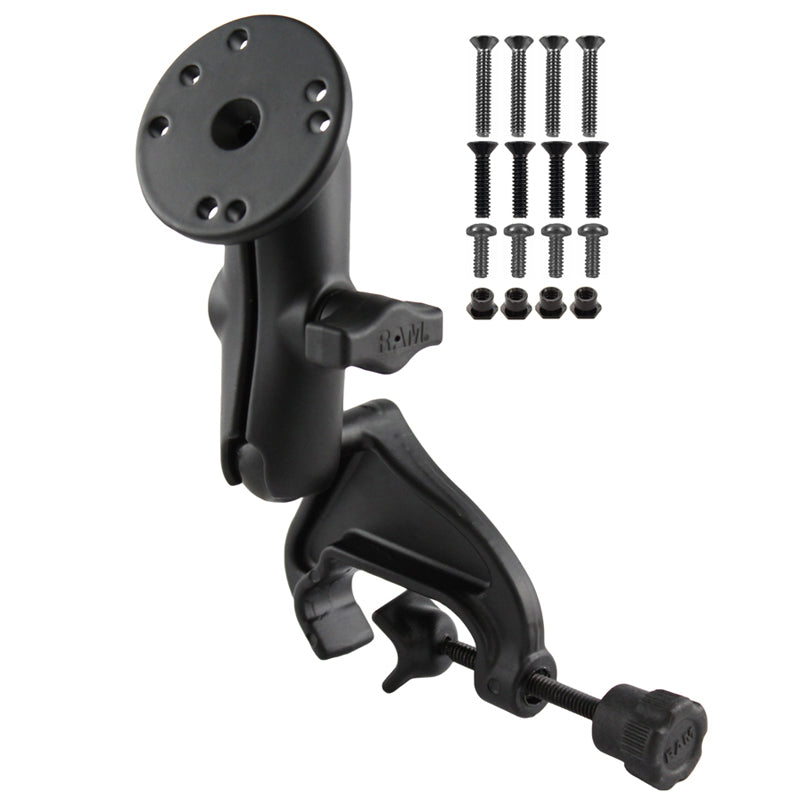 RAM-B-121-G1U:RAM-B-121-G1U_1:RAM® Double Ball Yoke Clamp Mount with Garmin Mounting Hardware